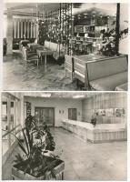 18 db MODERN étterem belső képeslap / 18 modern restaurant interior postcards