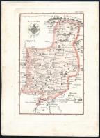 1804 Czetter Sámuel (1765-1829 k.): Ung vármegye térképe. C[omitatus] Ungvar In: [Korabinszky János Mátyás]: Korabinsky, Johann Matthias: Atlas Regni Hungariae Portatilis LVIII. Bécs, 1804. Schaumburg und Compagnie, színezett rézmetszet,10,5x16,5 cm.