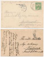 JUDAIKA - 4 db régi képeslap: Temesvár (Timisoara), Abaújszántó és Sátoraljaújhely zsinagógái és mun...