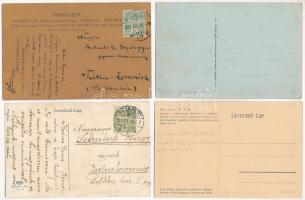 SPORT - 4 db régi képeslap: Budapesti margitszigeti sporttelep, 1913. Mac. verseny Horine világrekor...