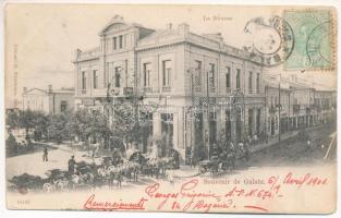 1901 Galati, Galatz; La Bourse / stock exchange. TCV card (worn corners)