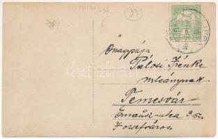 1909 Lippa, Lipova; tanya ökörszekérrel / farm with oxen cart. photo (EK)