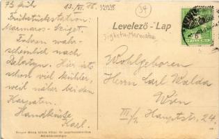 1915 Erdészvölgy, Kuzij (Lonka, Luh); Máramaros, Rudolf trónörökös vadászkastélya. Berger Miksa kiad...