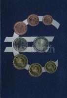 Ciprus 2008. 1c-2E (8xklf) forgalmi sor + "Ciprus - Nikosia / Az euró bevezetése" jelzett ...