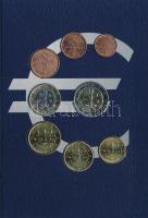 Szlovákia 2009. 1c-2E (8xklf) forgalmi sor + "Szlovákia - Pozsony / Az euró bevezetése" je...