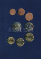 Szlovákia 2009. 1c-2E (8xklf) forgalmi sor + "Szlovákia - Pozsony / Az euró bevezetése" je...