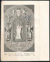 cca 1836 Dorneck, Joseph (működött Bécsben, az 1820-1830-as években): Szűz Mária ábrázolások Pozsony...