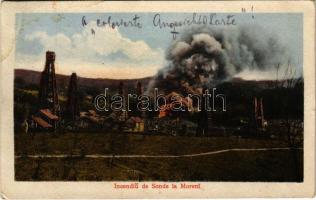 1919 Moreni, Incendiu de Sonde / fire in the oil plant (EK)