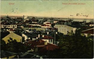 1908 Galati, Galatz; Vederea Panoramica spre docuri (Rb)