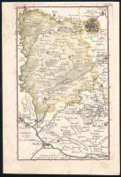 1804 Czetter Sámuel (1765-1829 k.): Torontal vármegye térképe. C[omitatus] Torontal In: [Korabinszky János Mátyás]: Korabinsky, Johann Matthias: Atlas Regni Hungariae Portatilis LVIII. Bécs, 1804. Schaumburg und Compagnie, színezett rézmetszet,10,5x16,5 cm.