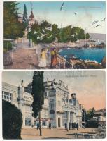 Abbazia, Opatija; - 2 db régi képeslap / 2 pre-1945 postcards