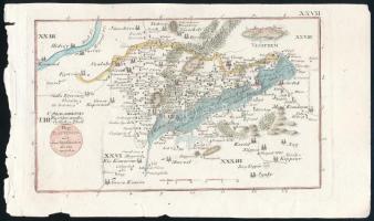 1804 Czetter Sámuel (1765-1829 k.): Zala vármegye térképe a Balatonnal. C[omitatus] Szaladiensis In: [Korabinszky János Mátyás]: Korabinsky, Johann Matthias: Atlas Regni Hungariae Portatilis LVIII. Bécs, 1804. Schaumburg und Compagnie, színezett rézmetszet,10,5x16,5 cm.