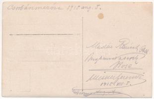 1915 Csorbánmező (Máramarossziget, Sighetu Marmatiei); kastély, belső / castle, interior. photo (EK)