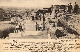 Bp. Abtragung der Zitadelle