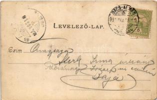 1903 Bácsalmás, Bács-Almás; Kir. Járásbíróság. Rosenberg Adolf kiadása (EM)