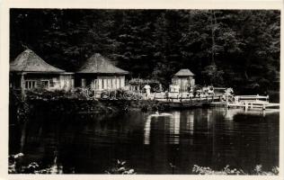 Szovátafürdő Mogyorósi lake, bathing hut