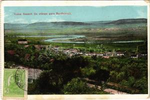 Suceava, Valea Sucevii, in stanga gara Burdujeni / railway station on the left. TCV card (EK)