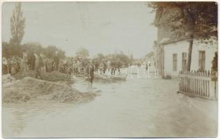 1913 Marosvásárhely, Targu Mures (?); árvíz / flood. photo (EK)