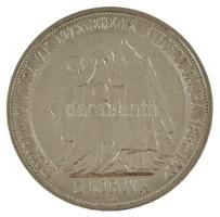 1907KB 5K Ag "Ferenc József megkoronázásának 40. évfordulója" T:VF / Hungary 1907KB 5 Koro...