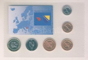 Bosznia-Hercegovina 1998-2005. 5F-2KM 6klf db, kereskedői szettben T:1