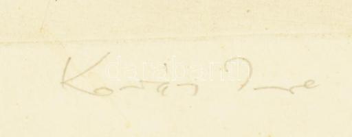 Kovács Imre (1944-): Lenin. Rézkarc, papír, jelzett, 39,5×29 cm