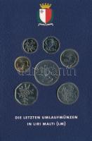 Málta 1998-2002. 1c-1L (7xklf) forgalmi összeállítás + "Málta 2004. / Európa" jelzetlen Ag...