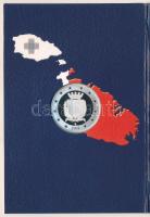 Málta 1998-2002. 1c-1L (7xklf) forgalmi összeállítás + "Málta 2004. / Európa" jelzetlen Ag...