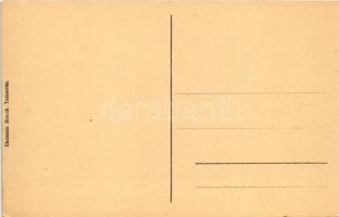 Temesvár, Timisoara; Kossuth tér, piac, Takarékpénztár, Délmagyarországi Jelzálog-Hitelbank, Schneid...