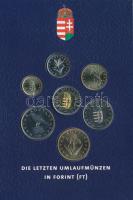 Magyarország 1997-2004. 1Ft - 100Ft (7xklf) forgalmi összeállítás + "Magyar Köztársaság 2004. /...