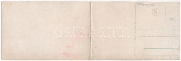 Knin, celokupan izgled. 2-tiled folding panoramacard (Rb)