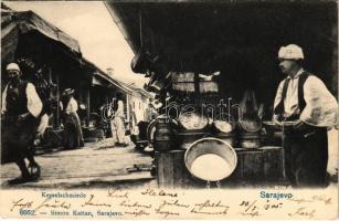 1905 Sarajevo, Kesselschmiede. Simon Kattan / tinsmith shops