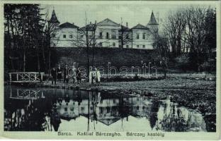 1938 Bárca, Barca (Kassa, Kosice); Kastiel Bárczayho / Bárczay kastély. A. Gujdán kiadása / castle + 1938 Kassa visszatért So. Stpl. (EK)