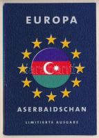 Azerbajdzsán 2006-2011. 1q - 50q (6xklf) forgalmi összeállítás Európa dísztokban T:UNC Azerbaijan 2006-2011. 1 Qapik - 50 Qapik (6xdiff) coin set in Europa decorative case C:UNC