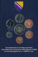 Bosznia-Hercegovina 1998-2005. 5f-5M (7xklf) forgalmi összeállítás "Európa" dísztokban T:U...