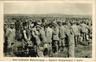 Orosz hadifoglyok Magyarországon. Alexy felvétele 1914. Rotophot / Russische Kriegsgefangene in Ungarn / WWI Austro-Hungarian K.u.K. military, Russian POWs (prisoners of war) in Hungary