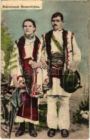 Bukowinaer Bauerntypen / Bukovinai népviselet / folklore from Bukovina (EK)