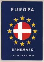 Dánia 2004-2005. 25ö-20Kr (7xklf) forgalmi összeállítás Európa dísztokban T:UNC Denmark 2004-2005. 25 Öre - 20 Kroner (7xdiff) coin set in Europa decorative case C:UNC