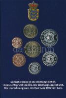 Dánia 2004-2005. 25ö-20Kr (7xklf) forgalmi összeállítás "Európa" dísztokban T:UNC
Denmark...