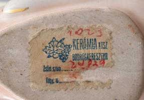 Bodrogkeresztúri hal. Jelzéssel, kopással, h: 13 cm