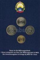 Macedónia 1993-2001. 50d-5D (4xklf) forgalmi összeállítás "Európa" dísztokban T:UNC 
Mace...