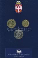 Szerbia 2005. 1D-10D (3xklf) forgalmi összeállítás "Európa" dísztokban T:UNC a tok széle k...