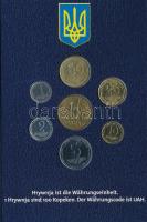 Ukrajna 1992-2005. 1k-1H (7xklf) forgalmi összeállítás "Európa" dísztokban T:UNC kis patin...