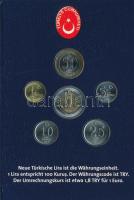 Törökország 2005-2006. 1k - 1L (6xklf) forgalmi összeállítás "Európa" dísztokban T:UNC kis...