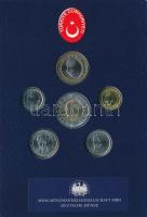 Törökország 2005-2006. 1k - 1L (6xklf) forgalmi összeállítás "Európa" dísztokban T:UNC kis...