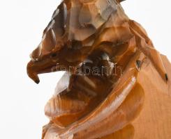 Jelzés nélkül: Turulmadár, faragott fa, m: 25,5 cm