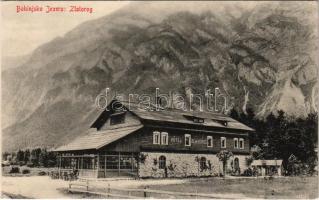 1918 Bohinjsko jezero, Lake Bohinj; Hotel Zlatorog