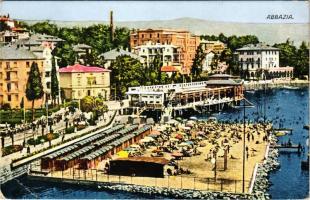 1936 Abbazia, Opatija; strand / beach (EB)