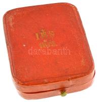 ~1873. "A kalocsai Szent István Jezsuita Gimnázium emlékérme" jelzett Ag emlékérem szalagg...