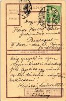 1913 Budapest V. Erzsébet tér, Nemzeti szalon, pince, belső. Némethy Károly kiadása - Kézdi-Kovács L...