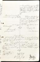 1922-1934 A Csongrádi Keresztény Gőzmalom Rt. jegyzőkönyve: bizottsági ülések, igazgatói jelentések,...